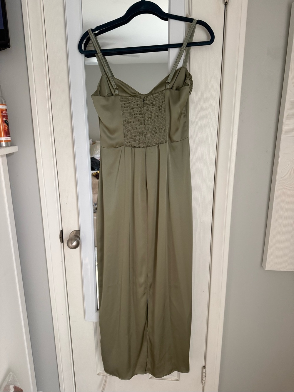 Reformation Olive Stormi Satin Dress - Picture 6 of 6